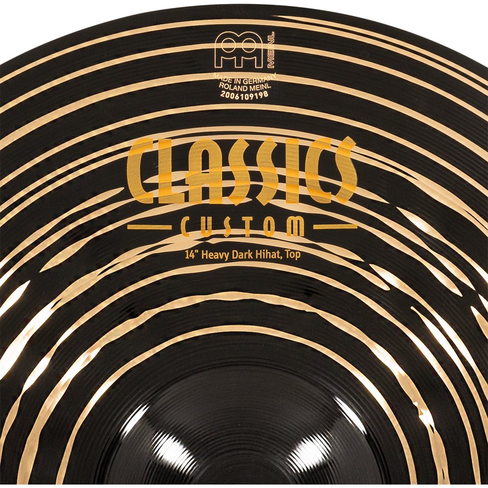 Meinl 14" Classics Custom Heavy Dark Hi-Hat Cymbals - Image 6