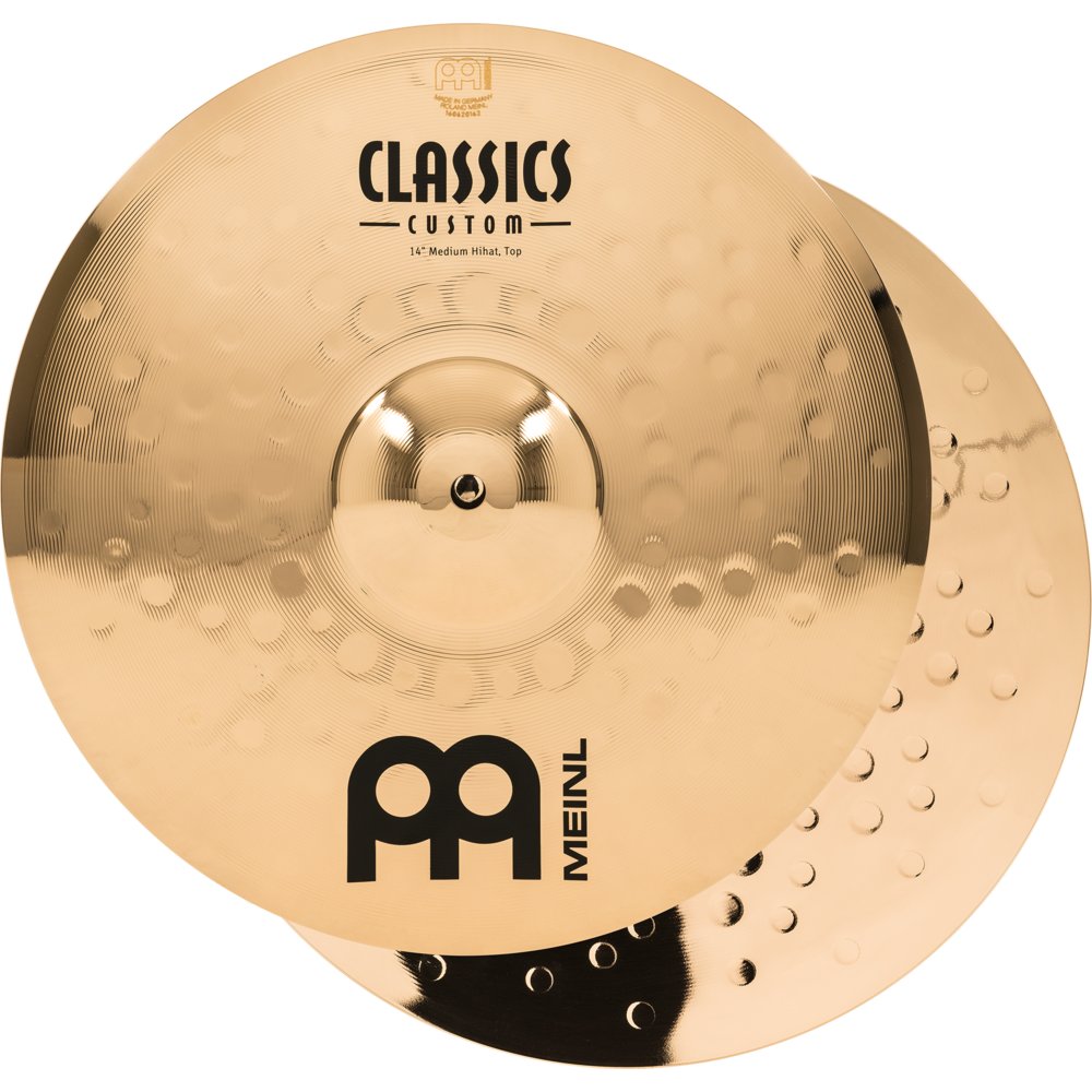 Meinl 14" Classics Custom Medium Hi-Hat - Brilliant - Image 10