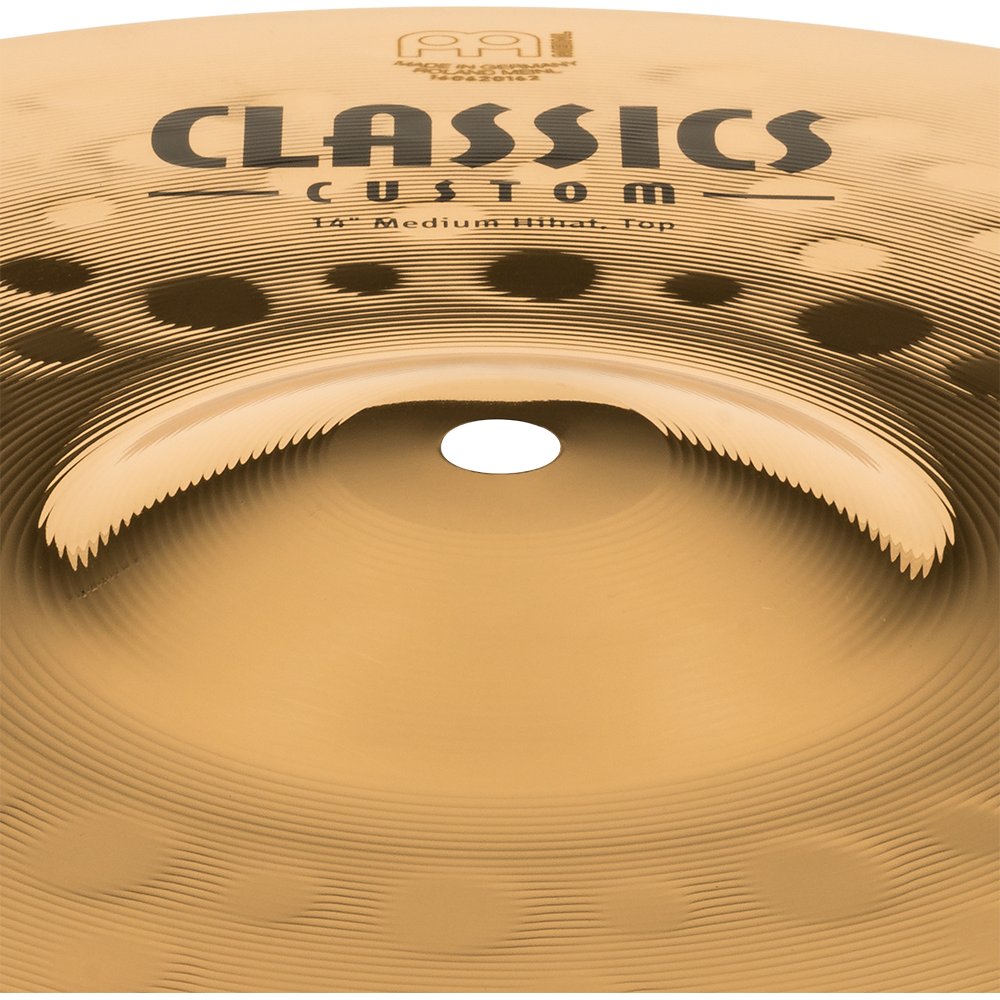 Meinl 14" Classics Custom Medium Hi-Hat - Brilliant - Image 3