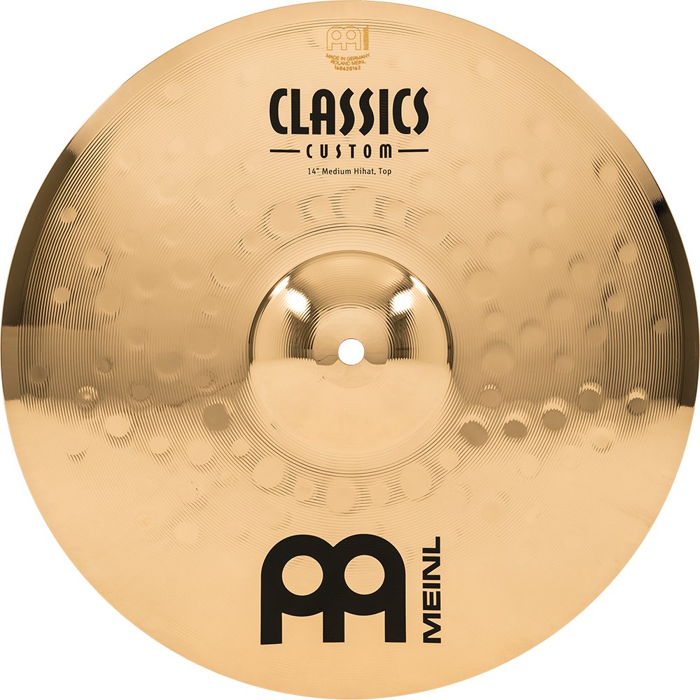 Meinl 14" Classics Custom Medium Hi-Hat - Brilliant - Image 4