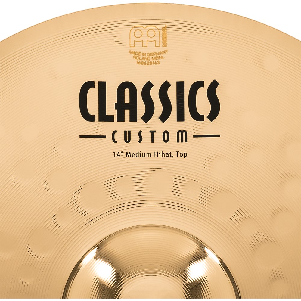 Meinl 14" Classics Custom Medium Hi-Hat - Brilliant - Image 6