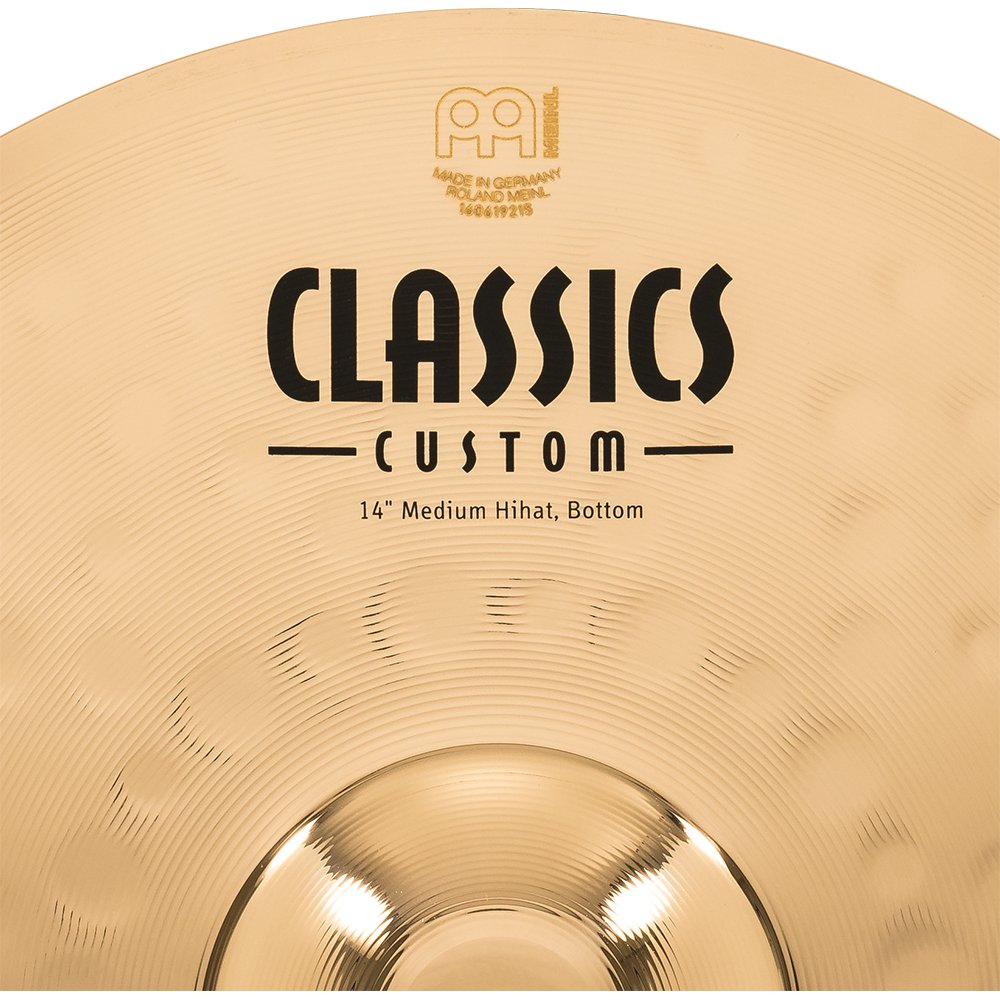 Meinl 14" Classics Custom Medium Hi-Hat - Brilliant - Image 9