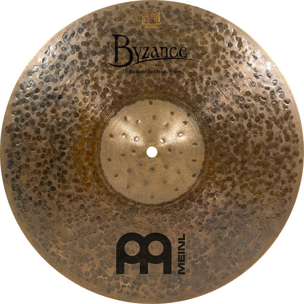 Meinl 15" Byzance Big Apple Dark Hi-Hat Cymbals - Image 7
