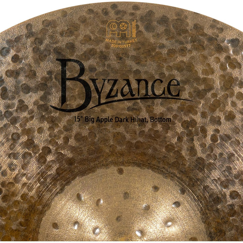 Meinl 15" Byzance Big Apple Dark Hi-Hat Cymbals - Image 9