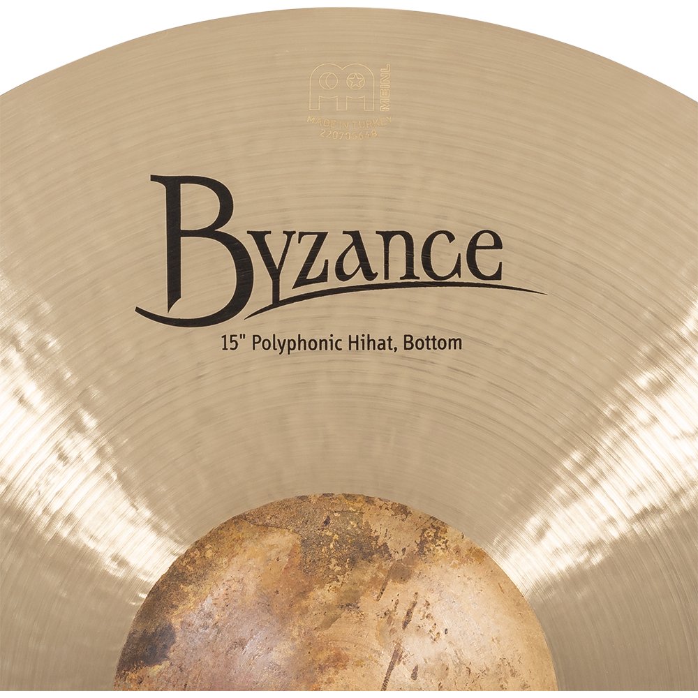 Meinl 15" Byzance Traditional Polyphonic Hi-Hat Cymbals - Image 11