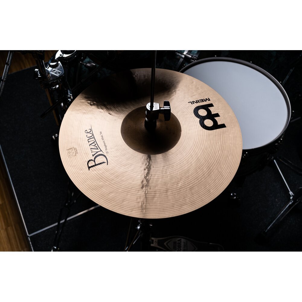 Meinl 15" Byzance Traditional Polyphonic Hi-Hat Cymbals - Image 3