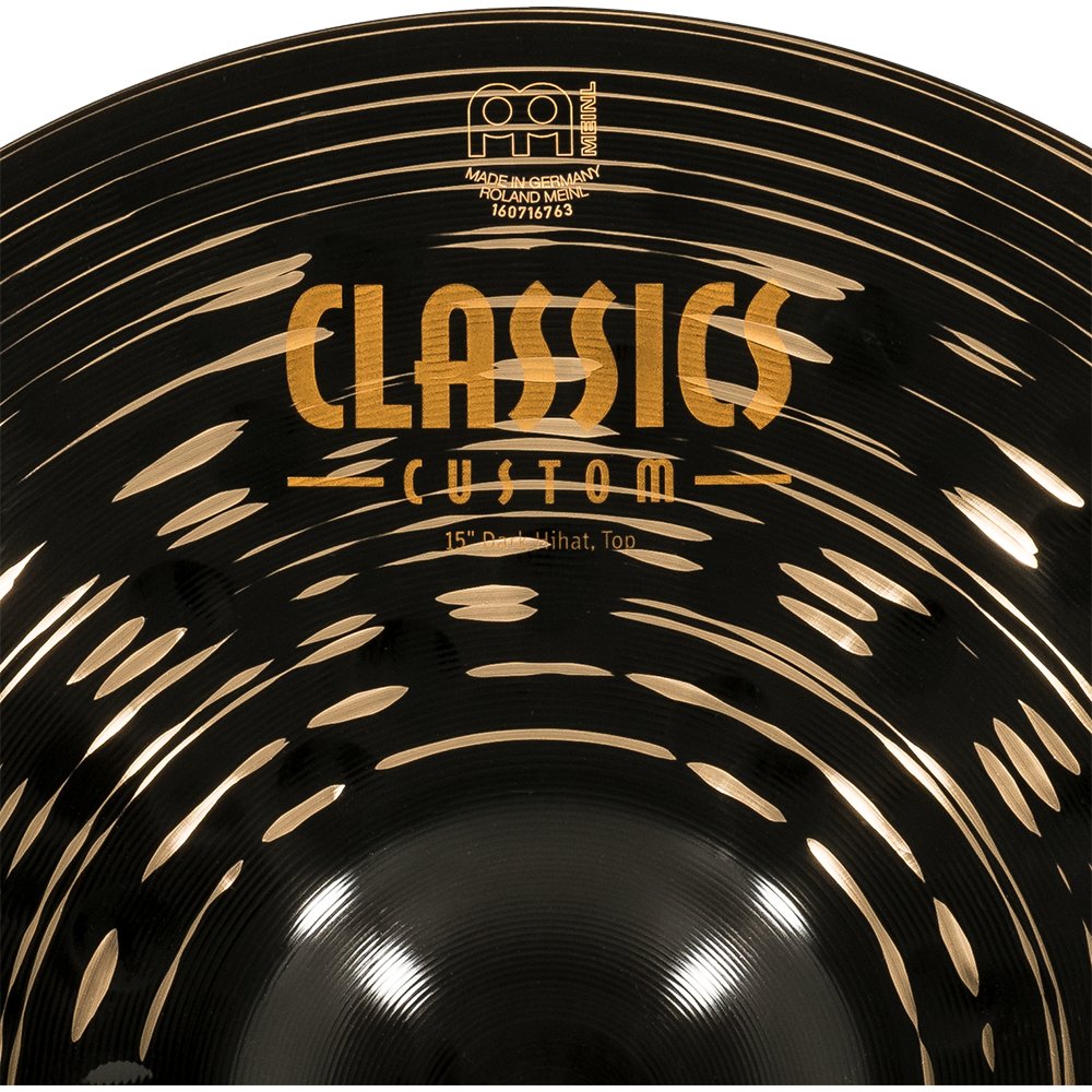 Meinl 15" Classics Custom Dark Hi-Hat Cymbals - Image 6