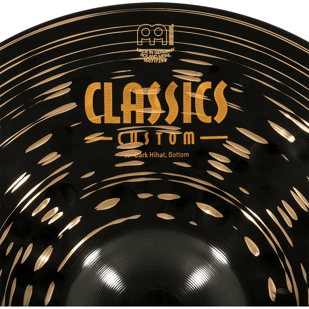 Meinl 15" Classics Custom Dark Hi-Hat Cymbals - Image 9
