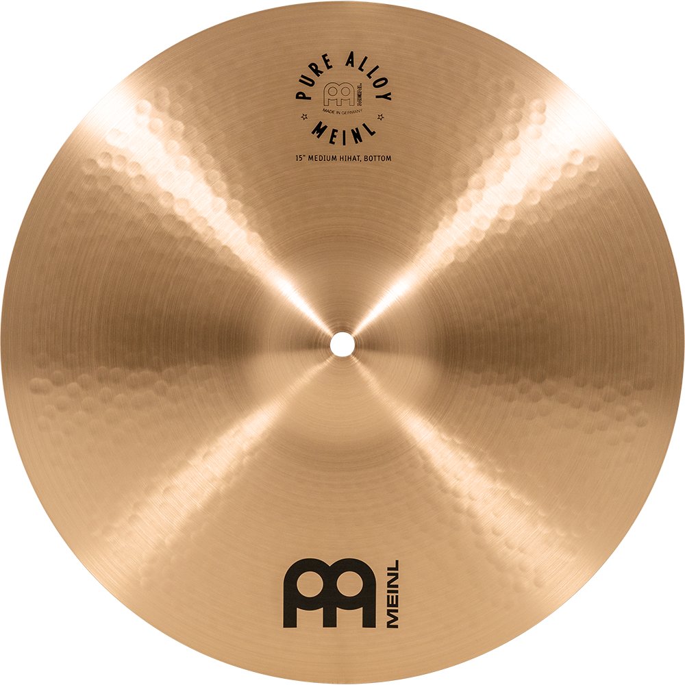 Meinl 15" Pure Alloy Medium Hi-Hat Cymbals - Image 7