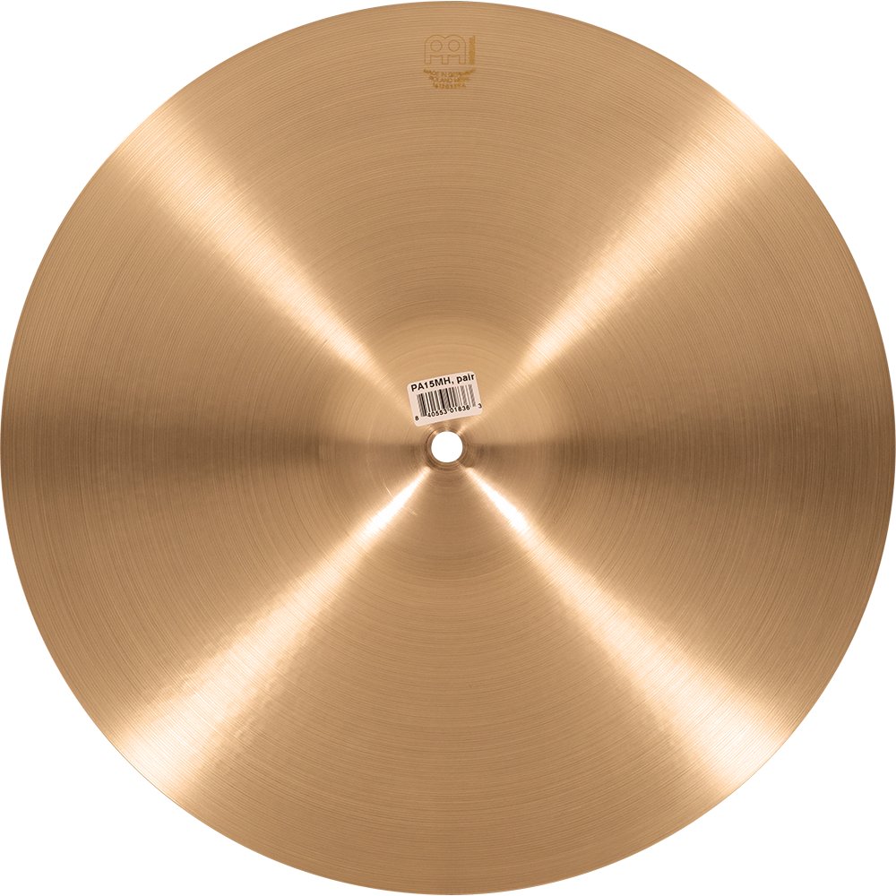 Meinl 15" Pure Alloy Medium Hi-Hat Cymbals - Image 8