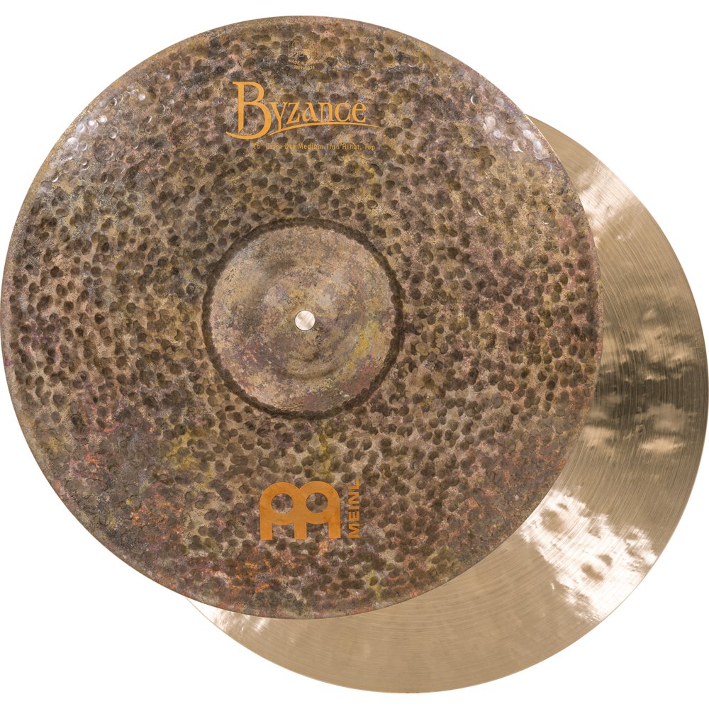 Meinl 16" Byzance Extra Dry Medium Thin Hi-Hat Cymbals - Image 10