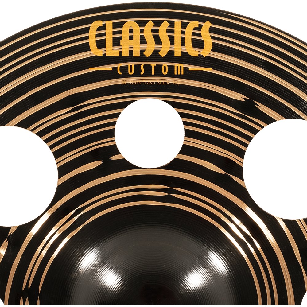 Meinl 16" Classics Custom Dark Trash Stack - Image 6
