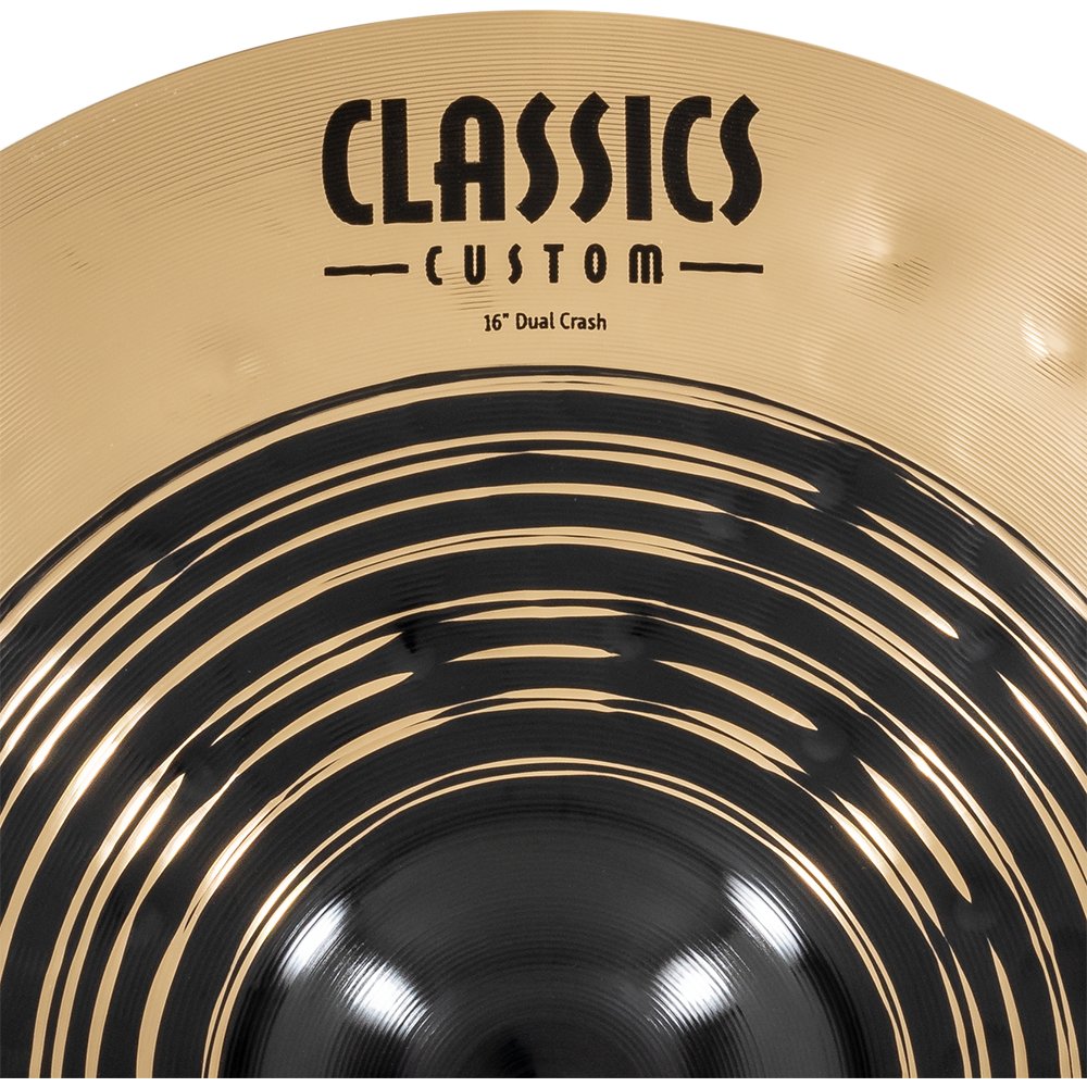 Meinl 16" Classics Custom Dual Crash Cymbal - Image 5