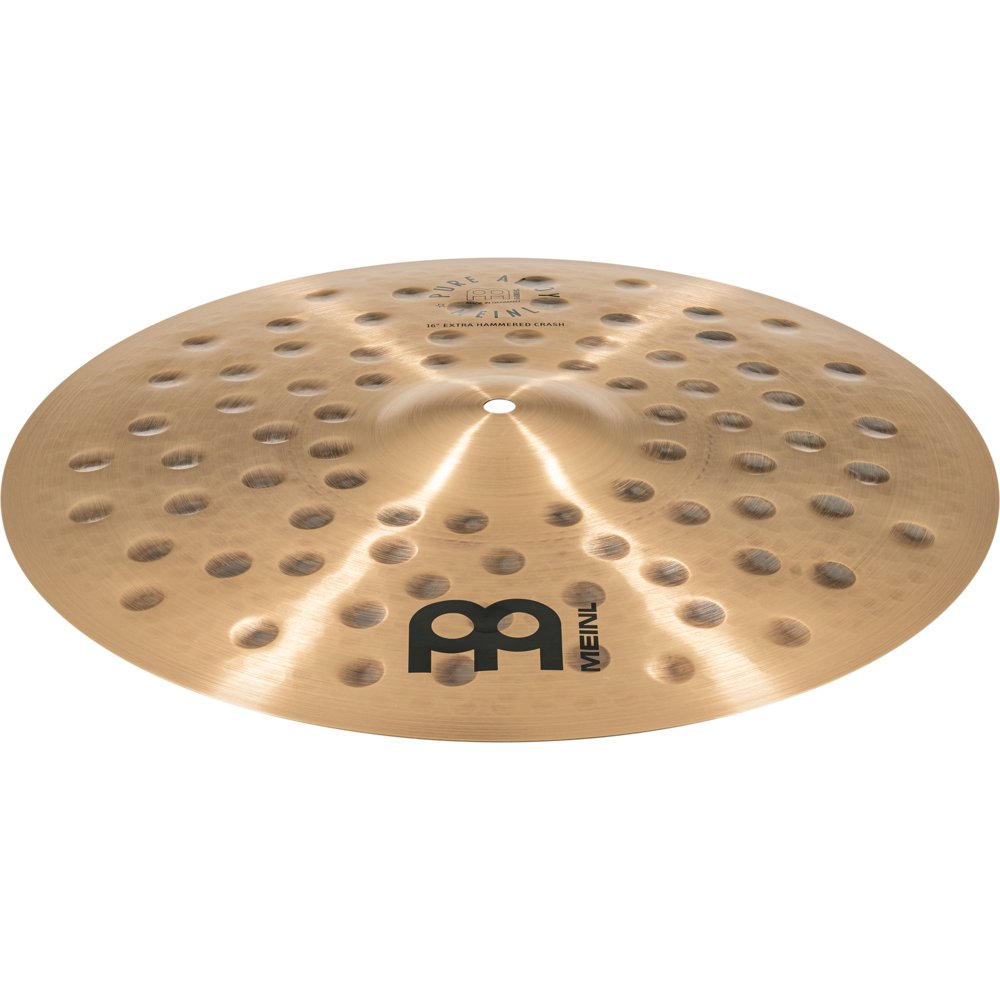 Meinl 16" Pure Alloy Extra Hammered Crash Cymbal - Image 2
