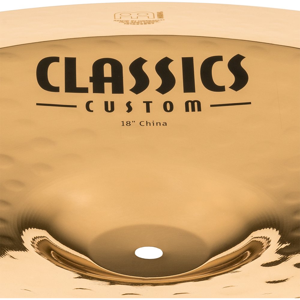 Meinl 18" Classics Custom Brilliant China Cymbal - Image 3