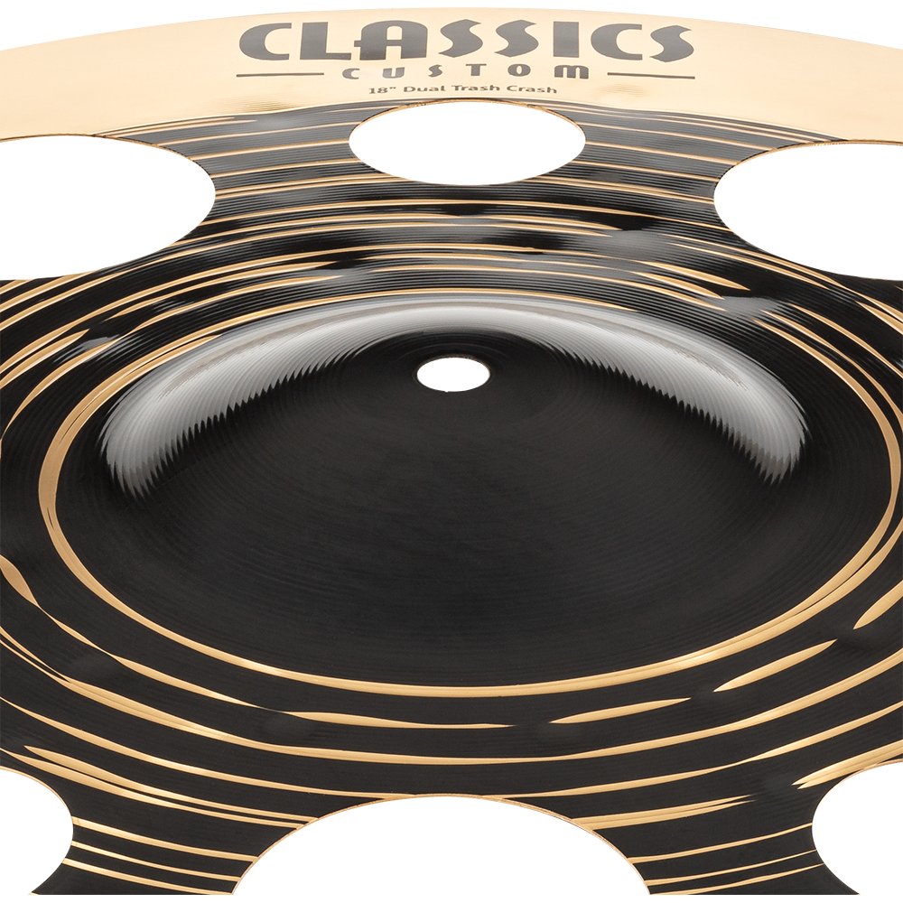Meinl 18" Classics Custom Dual Trash Crash Cymbal - Image 3