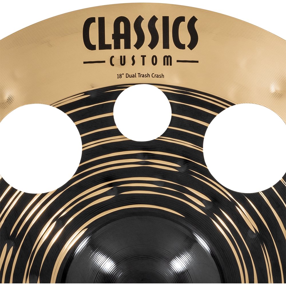 Meinl 18" Classics Custom Dual Trash Crash Cymbal - Image 5