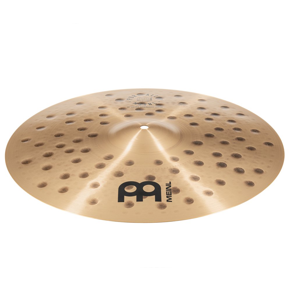 Meinl 18" Pure Alloy Extra Hammered Crash Cymbal - Image 2