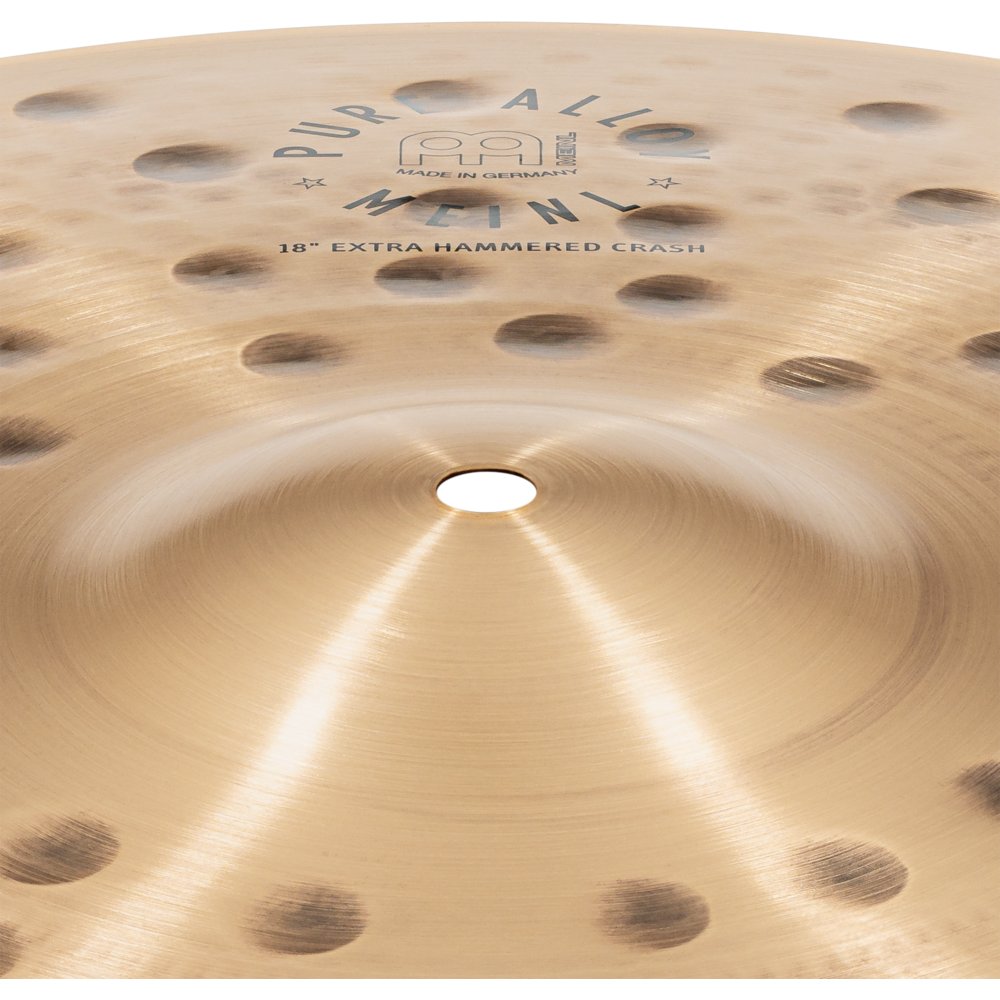 Meinl 18" Pure Alloy Extra Hammered Crash Cymbal - Image 4