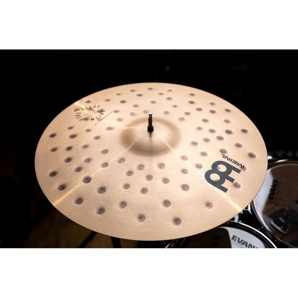 Meinl 18" Pure Alloy Extra Hammered Crash Cymbal - Image 7