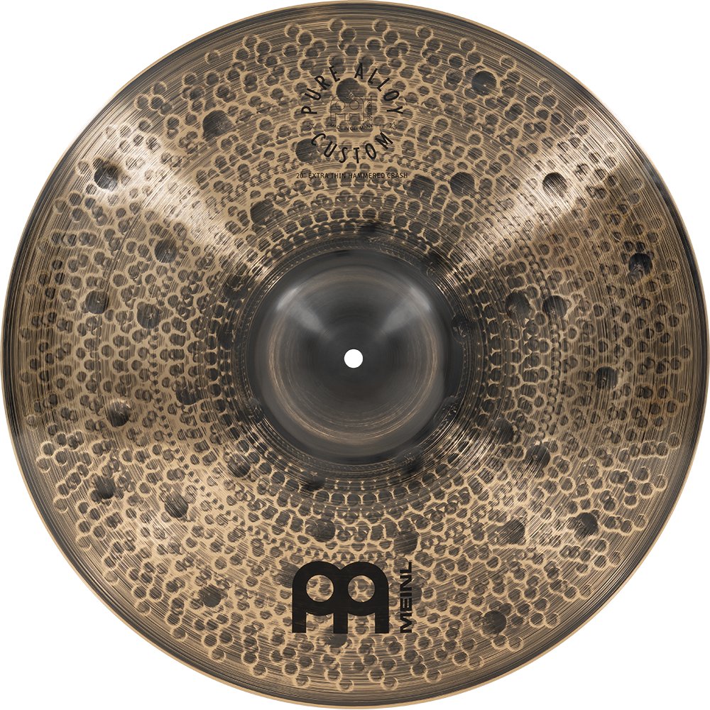 Meinl 20" Pure Alloy Custom Extra Thin Hammered Crash Cymbal - Image 6