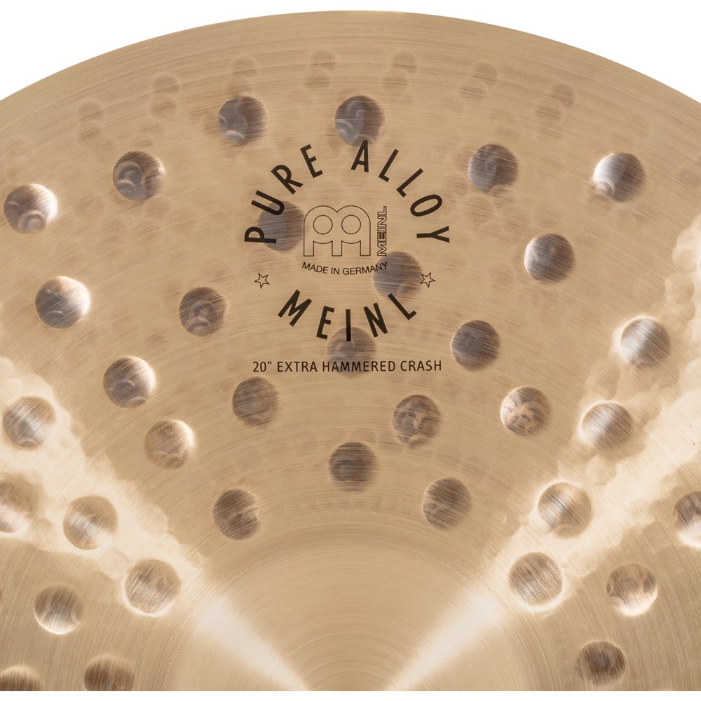 Meinl 20" Pure Alloy Extra Hammered Crash Cymbal - Image 3