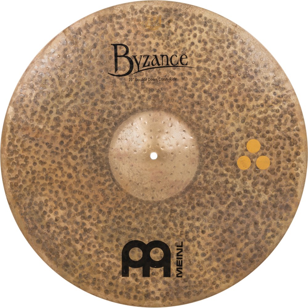 Meinl 21" Byzance Dark Double Down Crash-Ride Cymbal - Image 10