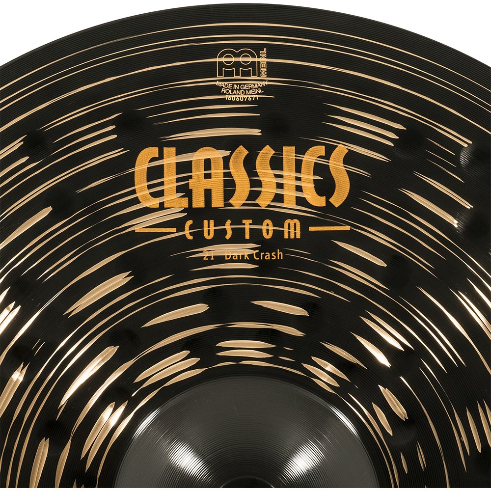 Meinl 21" Classics Custom Dark Crash Cymbal - Image 5