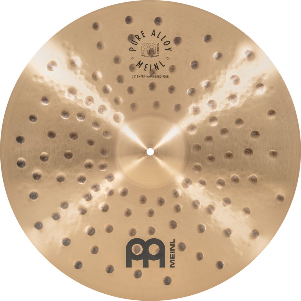 Meinl 22" Pure Alloy Extra Hammered Ride Cymbal - Image 8