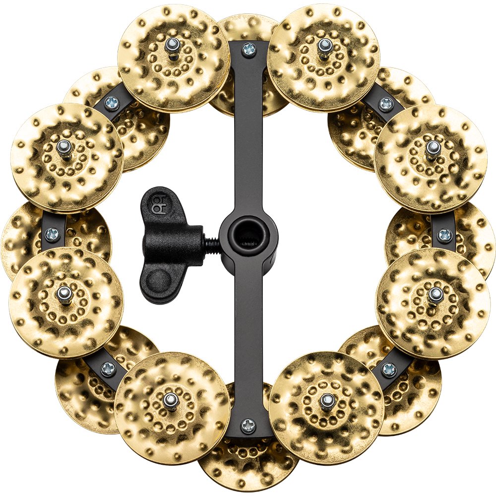 Meinl 5" Headliner Double Row Hi-Hat Tambourine - Brass - Image 2
