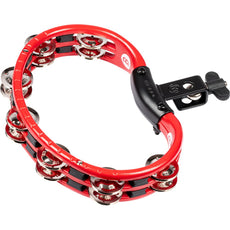 Meinl ABS Double Row Red Tambourine with Mount-Steel Jingles - Image 6