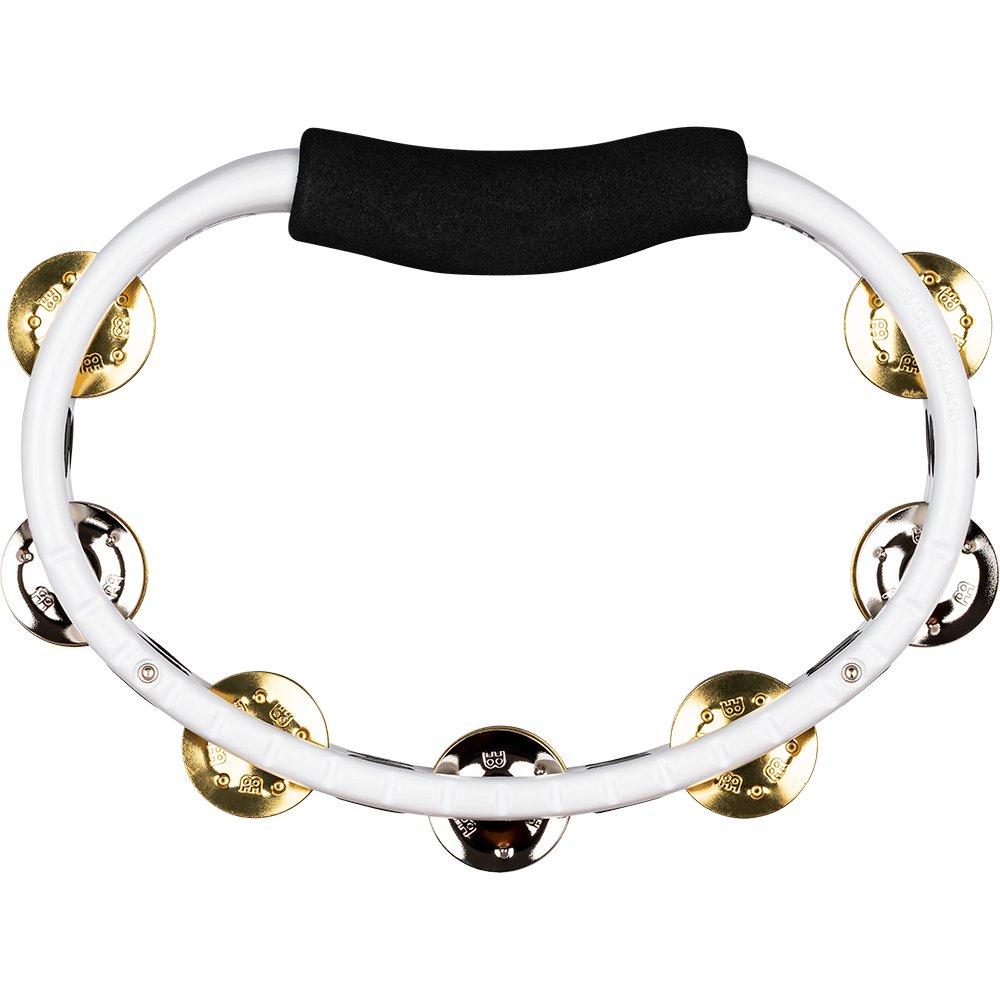 Meinl ABS Double Row White Tambourine-Recording Combo - Image 1