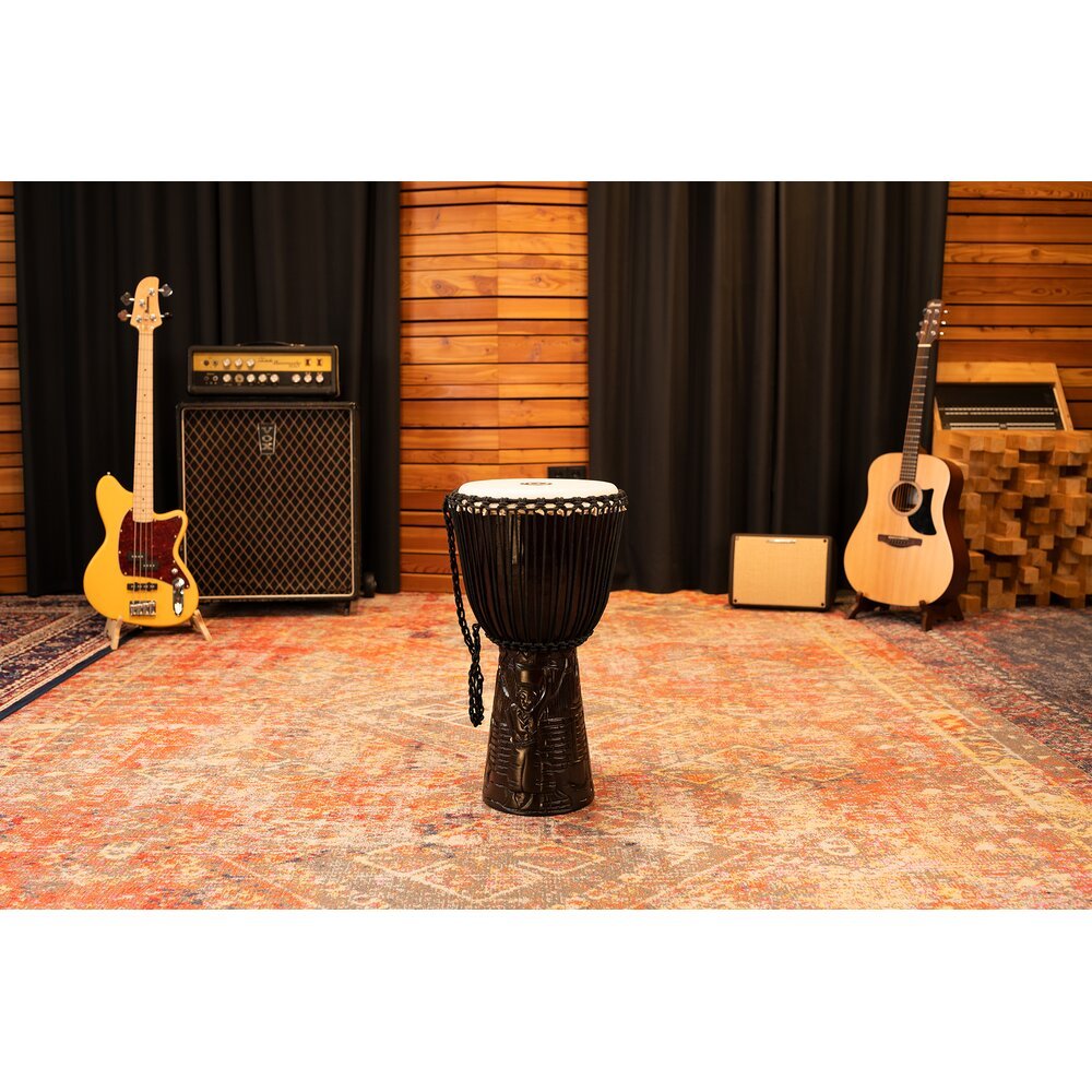 Meinl African Style 12" Djembe - Village Carving - Image 2