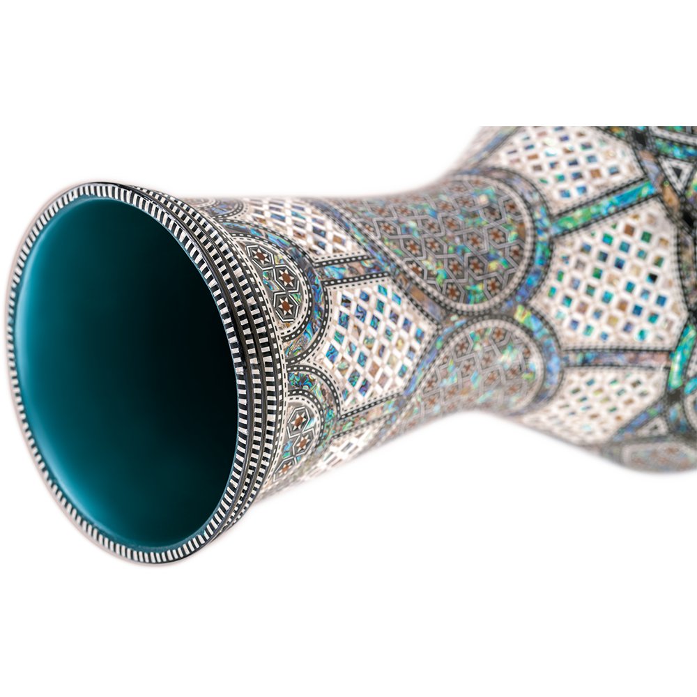 Meinl Artisan Edition Doumbek - White Pearl Mosaic Palace - Image 4
