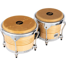 Meinl Free Ride Series Bongos - Natural with Chrome Hardware - Image 4