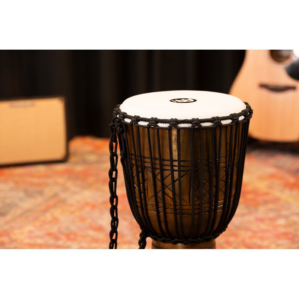 Meinl Headliner Artifact Series Rope-tuned Wood Djembe - 12" x 24" - Large - Image 10
