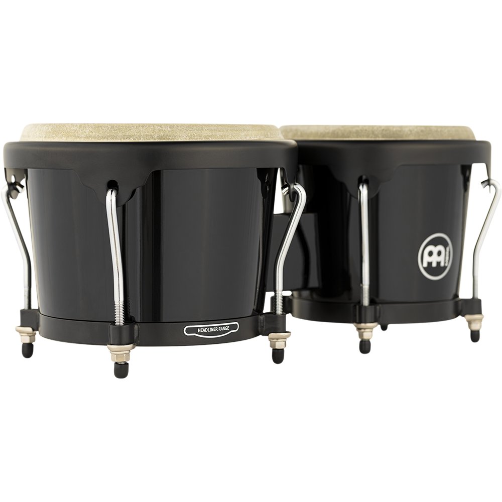 Meinl Headliner Series Fiberglass Bongos - Black - Image 3