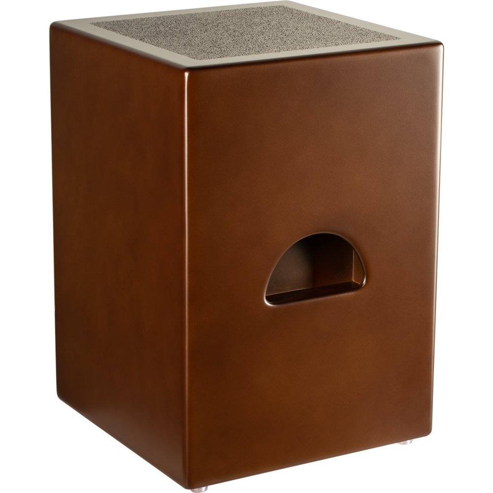 Meinl Jumbo Bass cajon Walnut Frontplate with Sub Woofer - Image 1