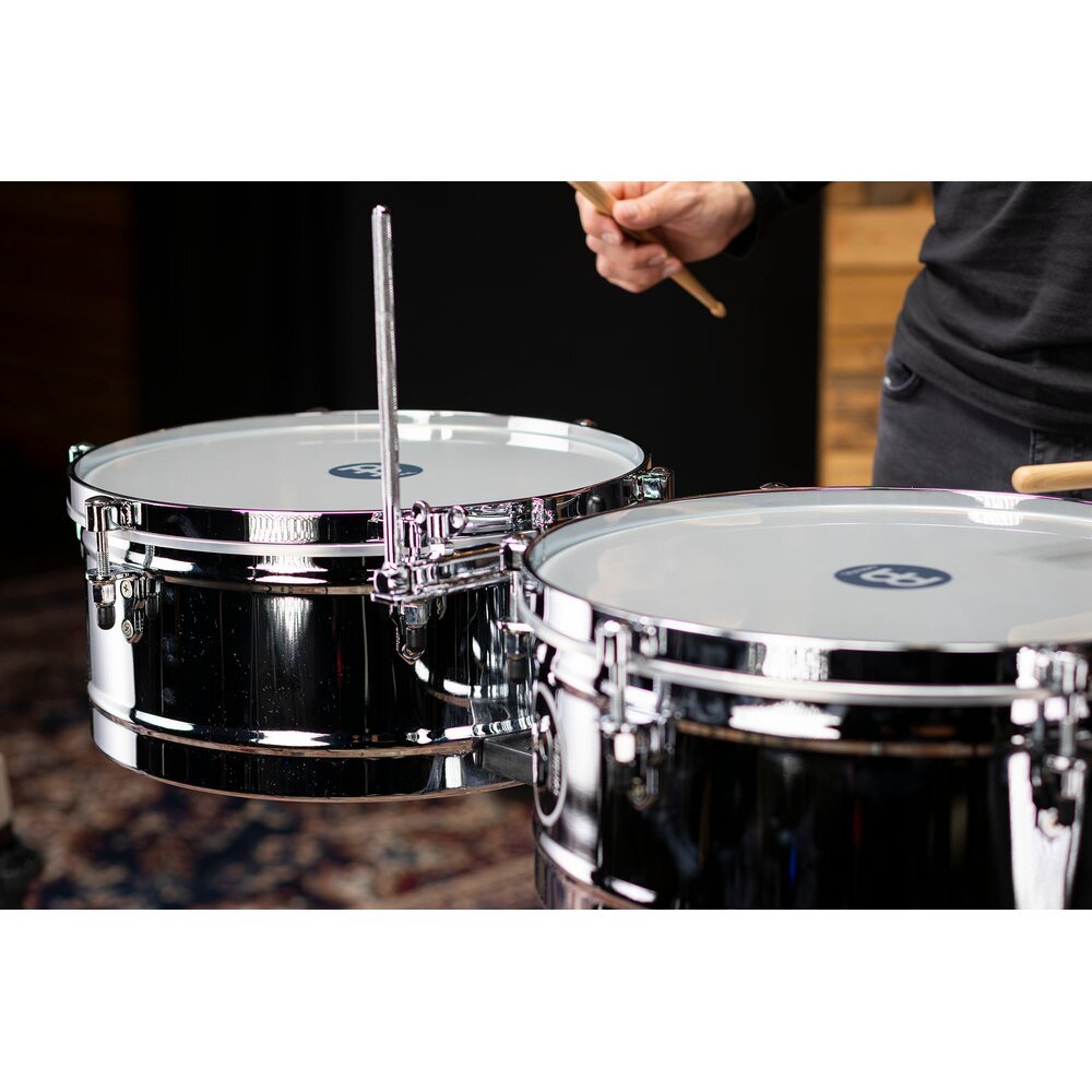 Meinl Marathon Series Chrome Steel Timbales - Image 6