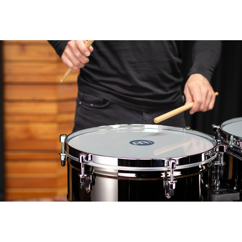 Meinl Marathon Timbales - 14"/15" with Black Nickel Finish - Image 4