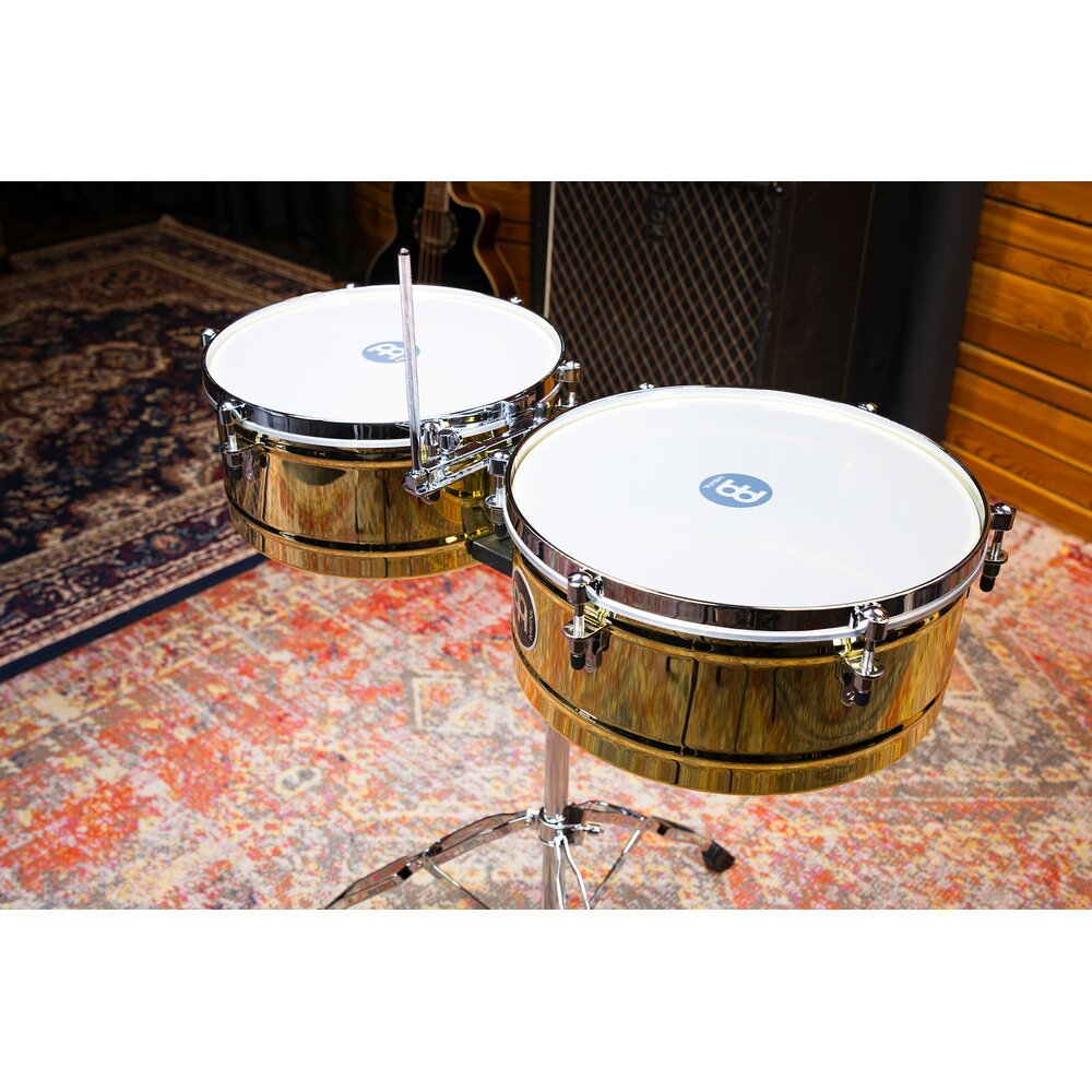 Meinl Marathon Timbales - 14"/15" with Brass Finish - Image 2