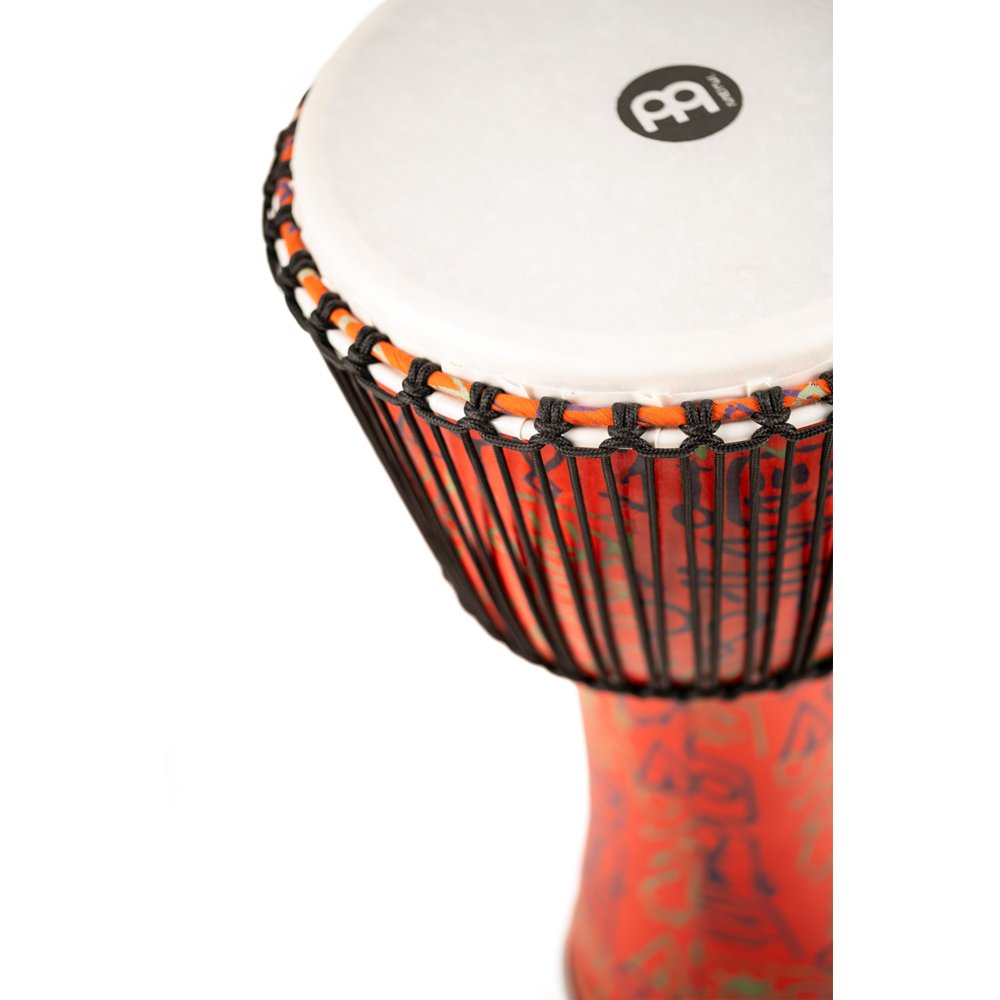 Meinl Rope-tuned Travel Djembe with Synthetic Head - 14" - Pharaoh's Script - Image 2