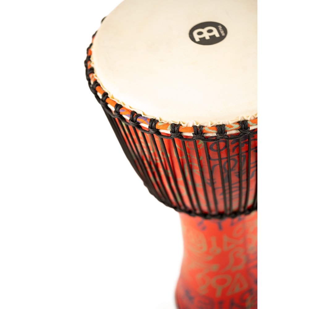 Meinl Rope-tuned Travel Djembe with Synthetic Head - 14" - Pharaoh's Script - Image 12