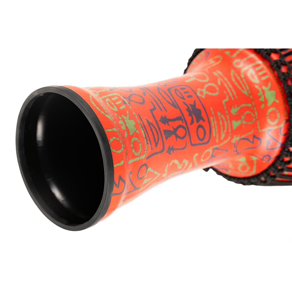 Meinl Rope-tuned Travel Djembe with Synthetic Head - 14" - Pharaoh's Script - Image 14