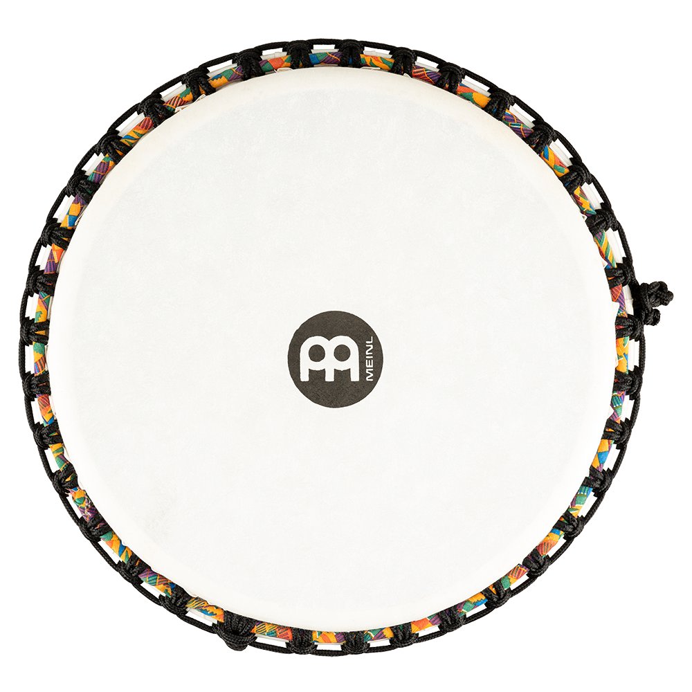 Meinl Rope-tuned Travel Djembe with Synthetic Head - 14" - Kenyan Quilt - Image 3