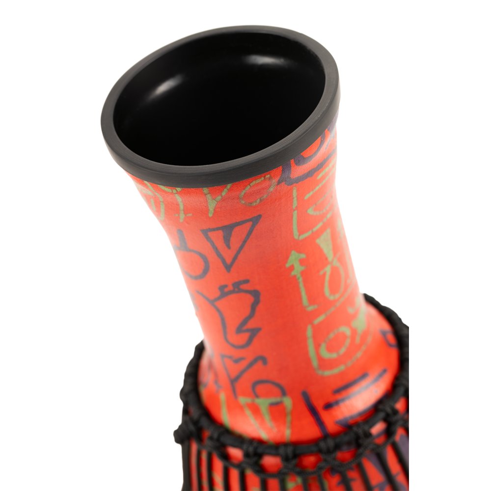 Meinl Rope-tuned Travel Djembe with Goatskin Head - 8" - Pharaoh's Script - Image 4