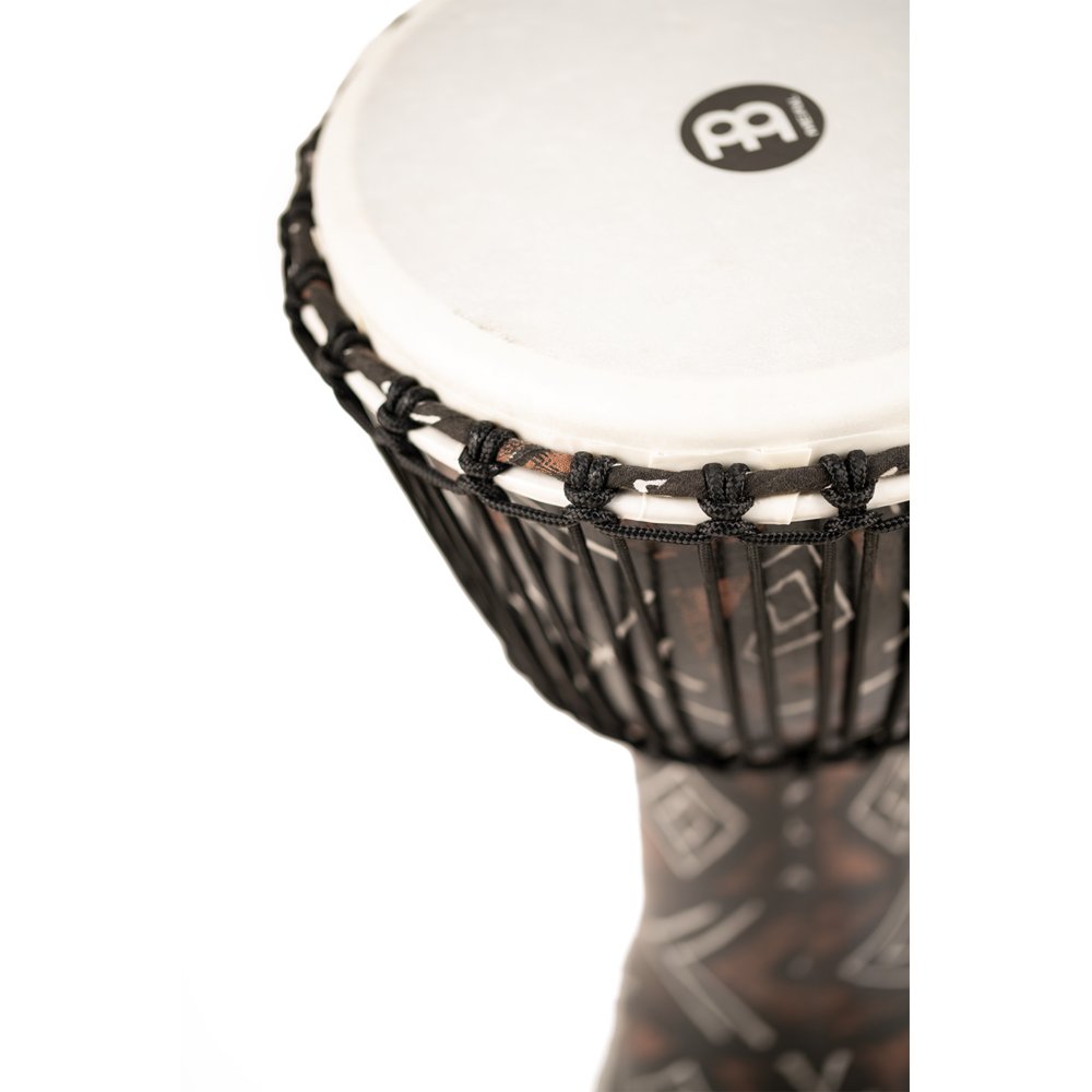 Meinl Rope-tuned Travel Djembe with Synthetic Head - 10" x 20" - Kanga Sarong - Image 2