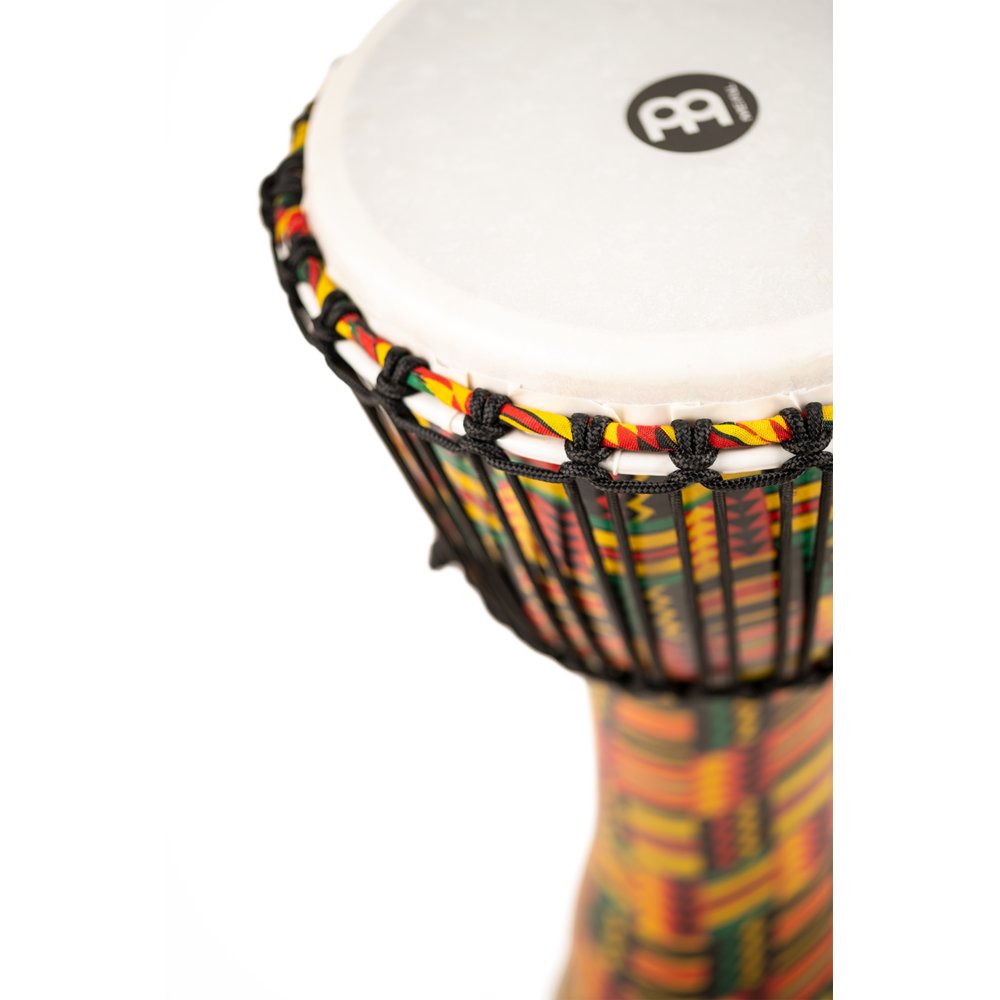 Meinl Rope-tuned Travel Djembe with Synthetic Head - 10" x 20" - Simbra - Image 2