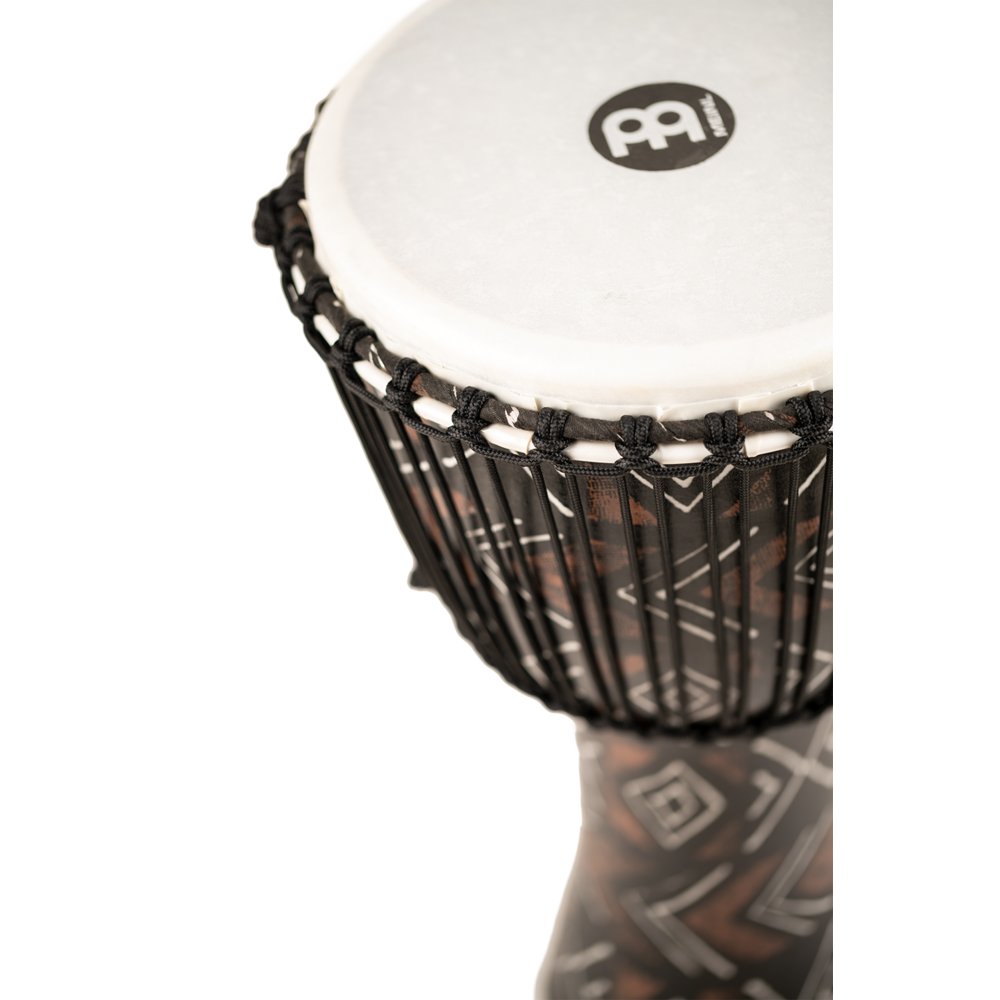 Meinl Rope-tuned Travel Djembe with Synthetic Head - 12" x 24" - Kanga Sarong - Image 2