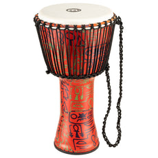 Meinl Rope-tuned Travel Djembe with Synthetic Head - 12" x 24" - Pharaoh's Script - Image 10